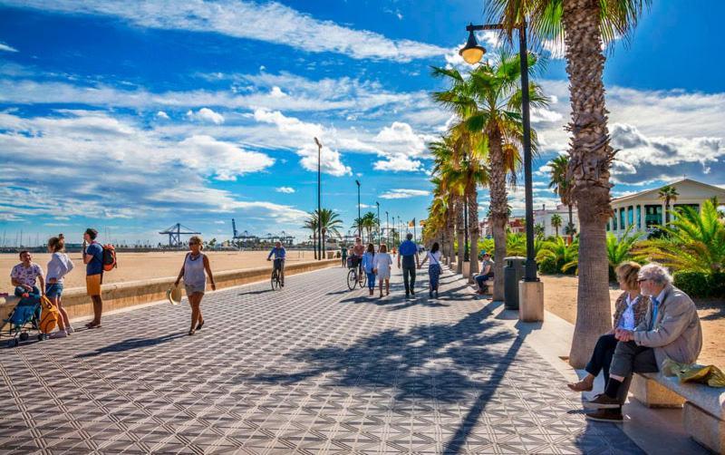 Valencia Beach Rooms Kültér fotó
